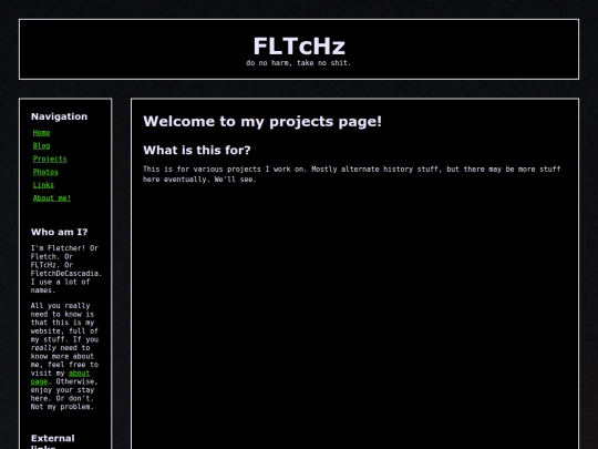 projects screenshot
