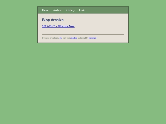 archive screenshot