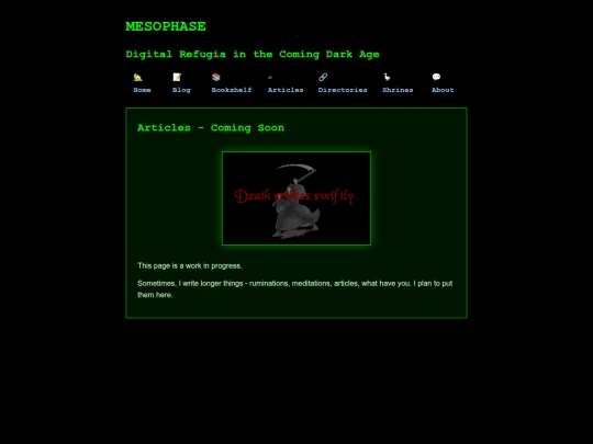 articles screenshot