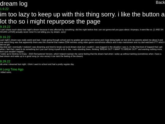 dreamlog screenshot