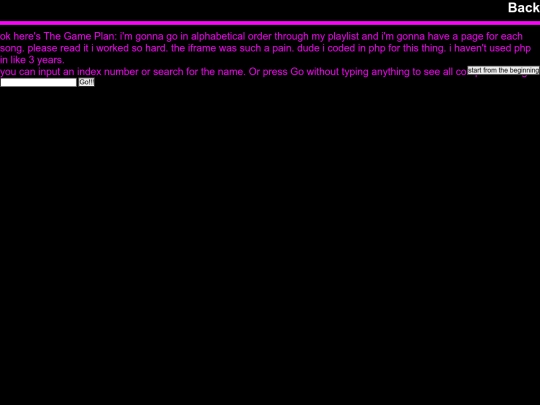 playlist screenshot