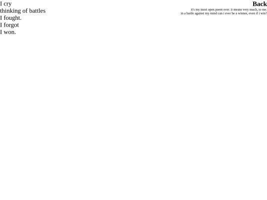 poem/wasithebattle screenshot