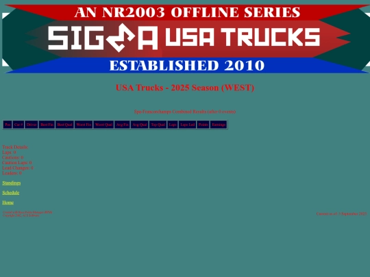2025 USA Trucks West/track_spa screenshot