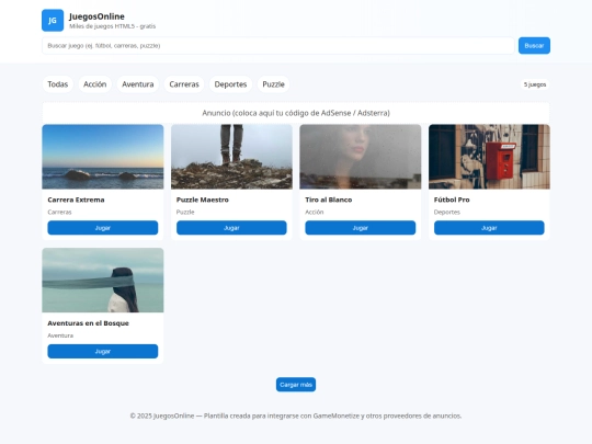 juegosYA screenshot