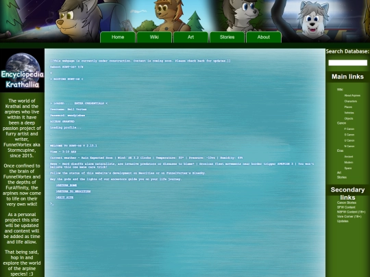 html/construction screenshot