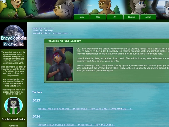 html/stories/stories screenshot