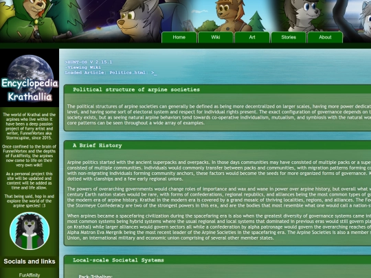 html/wiki/culture/politics screenshot