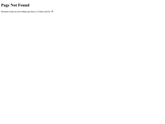 not_found screenshot
