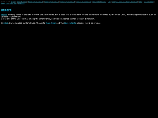 MarvelWiki/Asgard screenshot