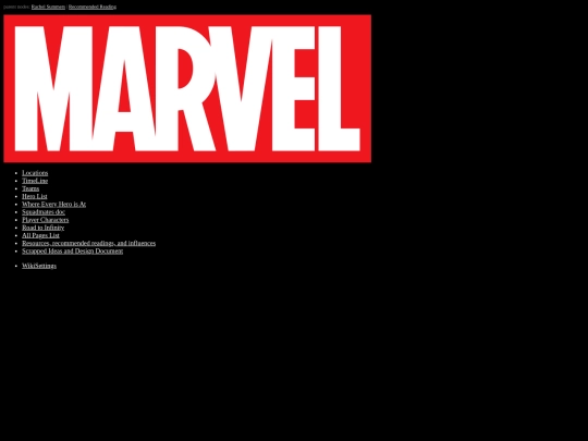MarvelWiki/Marvel screenshot