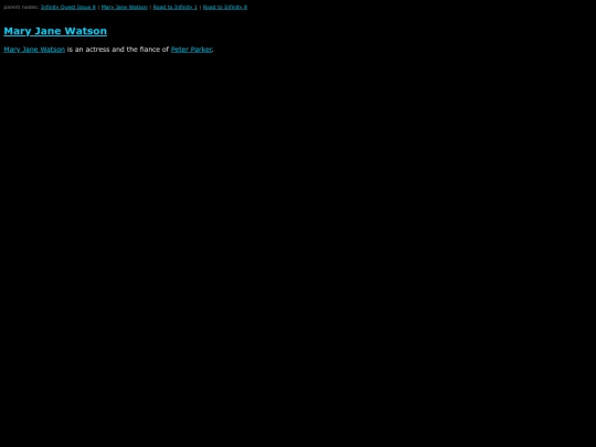 MarvelWiki/Mary Jane Watson screenshot