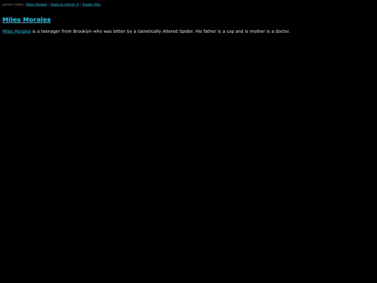 MarvelWiki/Miles Morales screenshot