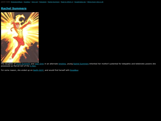 MarvelWiki/Rachel Summers screenshot