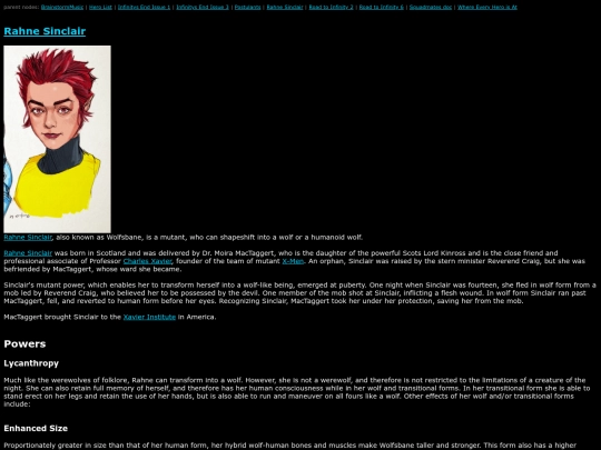MarvelWiki/Rahne Sinclair screenshot