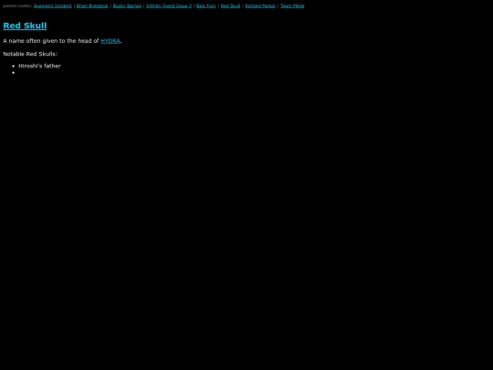 MarvelWiki/Red Skull screenshot