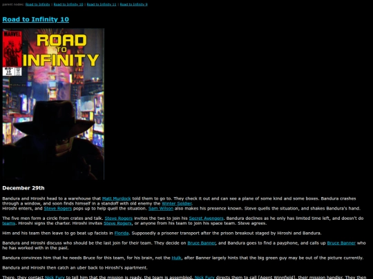 MarvelWiki/Road to Infinity 10 screenshot