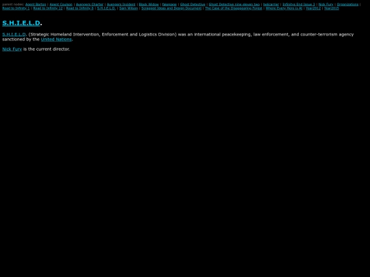 MarvelWiki/S.H.I.E.L.D. screenshot
