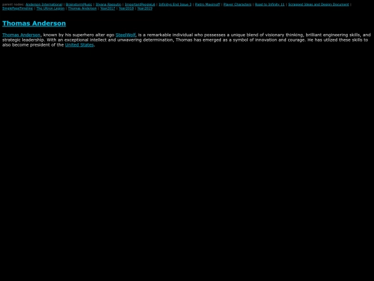 MarvelWiki/Thomas Anderson screenshot