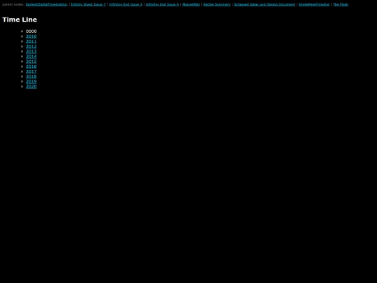 MarvelWiki/TimeLine screenshot