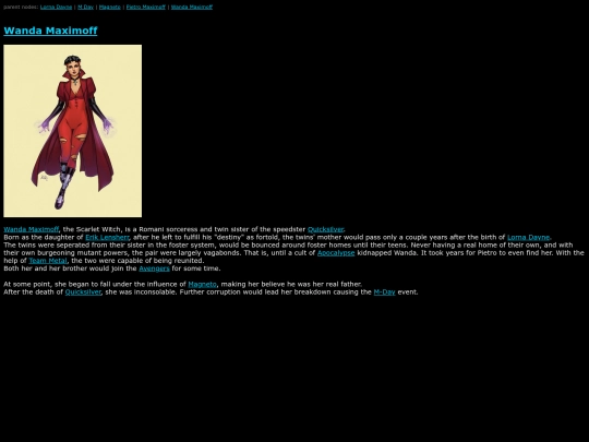MarvelWiki/Wanda Maximoff screenshot