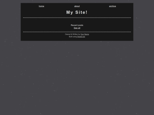blog screenshot