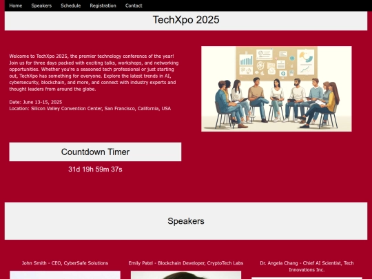 techxpo 2025 screenshot