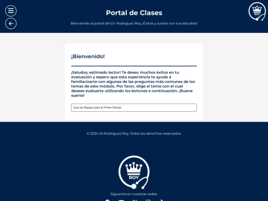Neurociencias/PRIMER PARCIAL/Quizzes/SeleccionQuiz screenshot