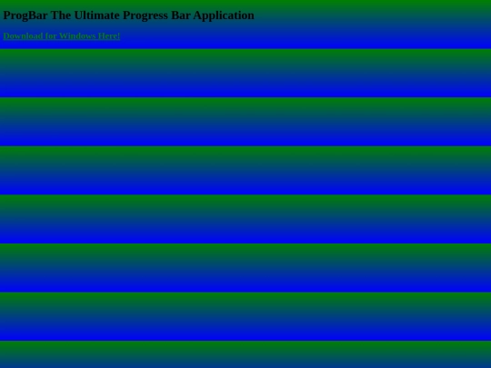 ProgBar screenshot