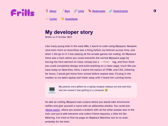 blog/231021-my-developer-story screenshot