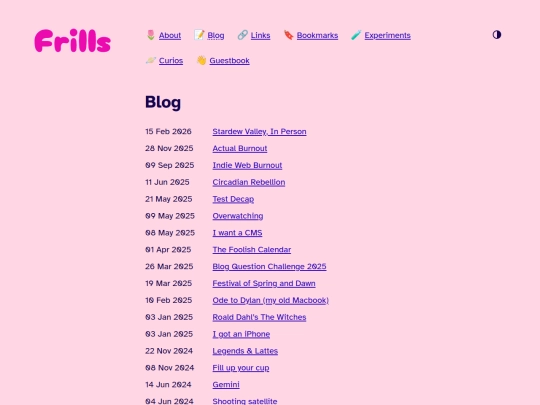 blog screenshot