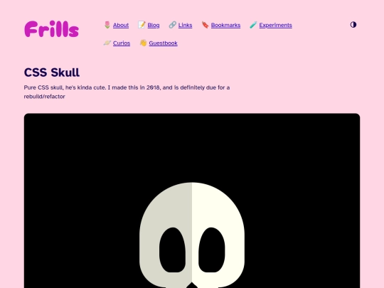 experiments/css-skull screenshot