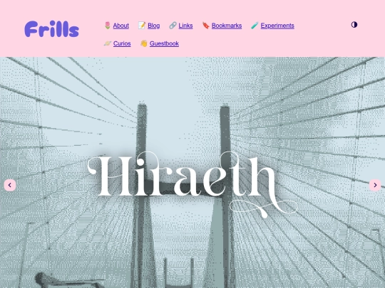 experiments/hiraeth screenshot