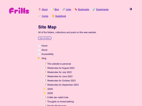 sitemap screenshot