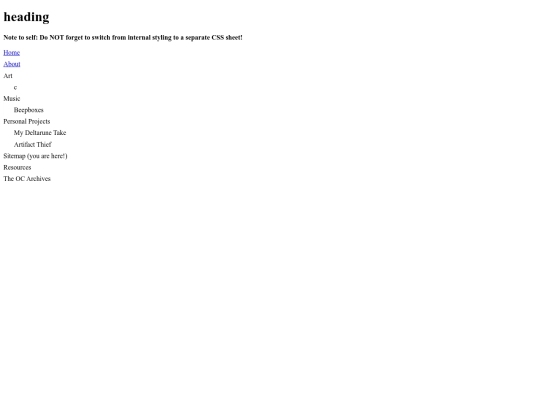 sitemap screenshot