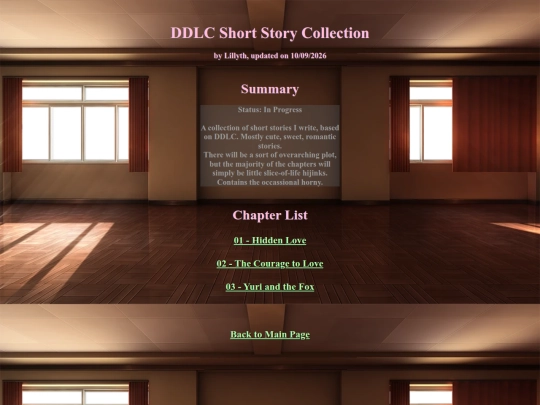 DDLCStories/DDLC_Index screenshot