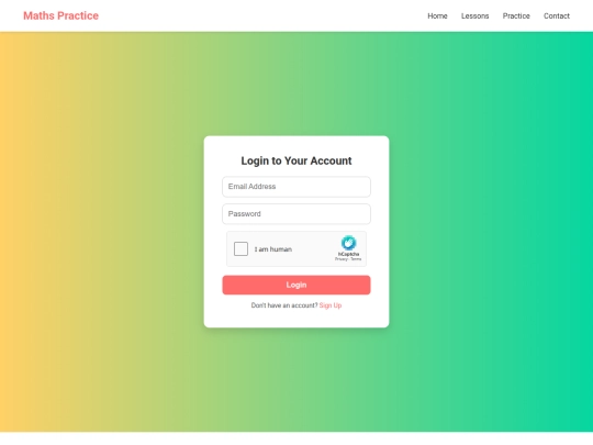 login screenshot