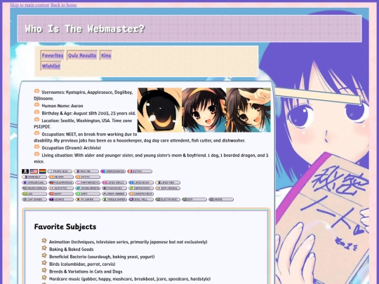content/author screenshot