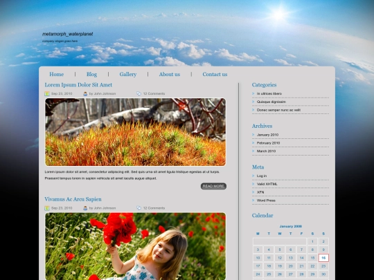 blog screenshot