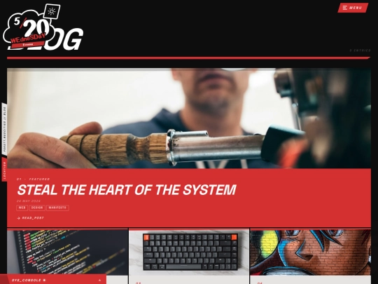 blog screenshot
