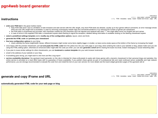 FACLM/pgn4web/board-generator screenshot