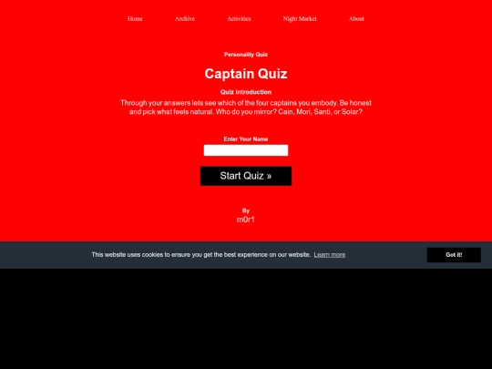 cptquiz screenshot