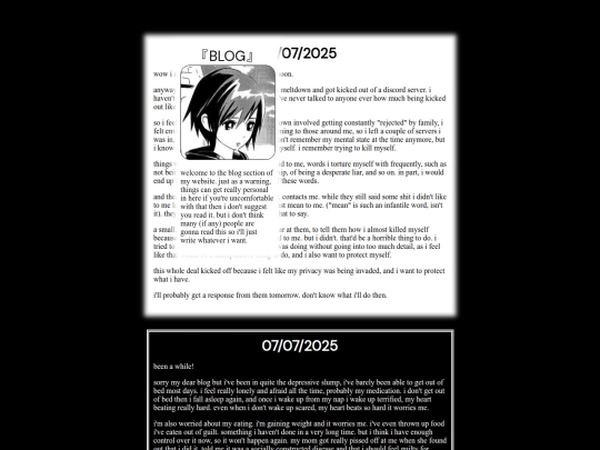 blog screenshot