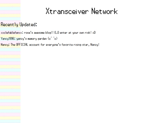 rxyproject/XtransceiverNetwork screenshot
