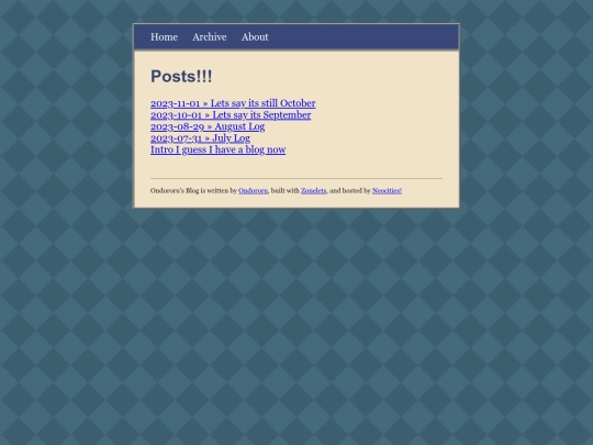 archive screenshot