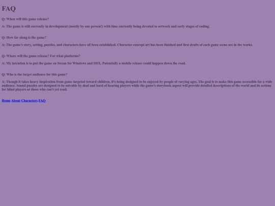 faq screenshot