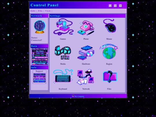 controlpanel screenshot