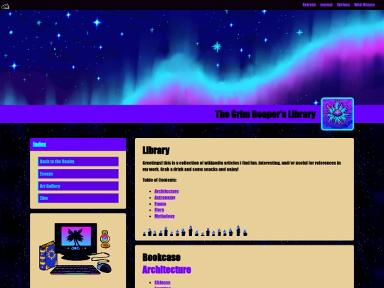library screenshot