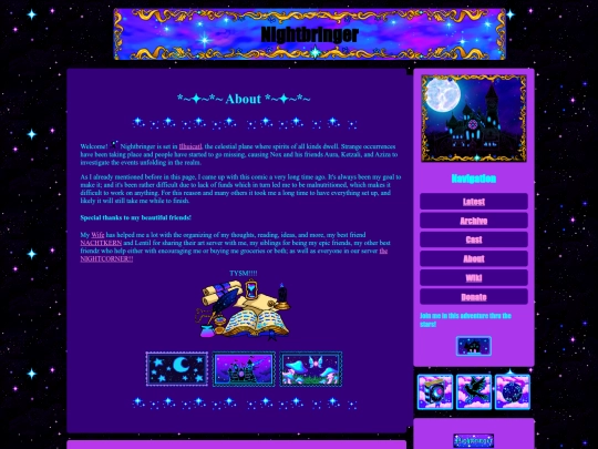 nightbringer/about screenshot