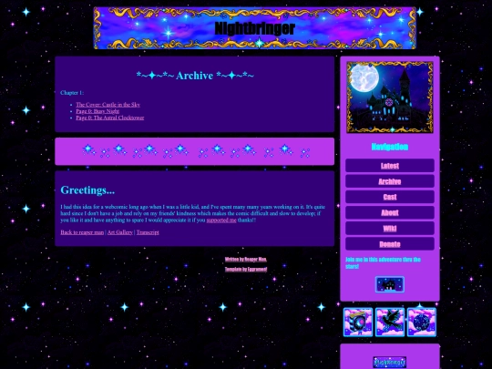 nightbringer/archive screenshot