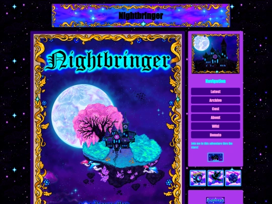 nightbringer/home screenshot